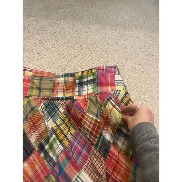CABi Madras Plaid Mini Skirt - Picture 2 of 6